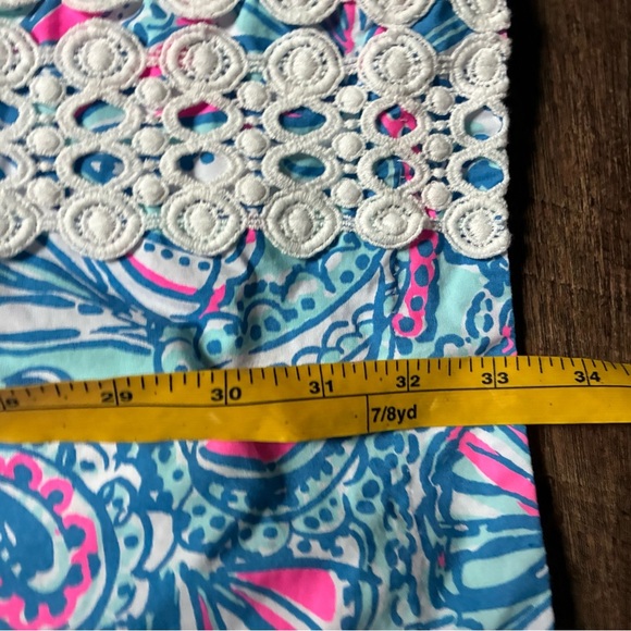Lilly Pulitzer dress Target 20th anniversary collab My Fans blue mini Shift EUC - Picture 11 of 15